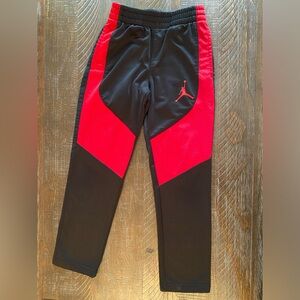 Jordan red& black Sporty Pants Size M (6) like new condition